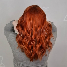 огненно рыжий цвет волос