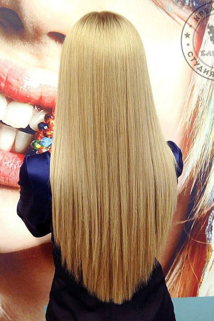 Как красиво подравнять красивые длинные волосы
