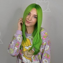 зеленые волосы