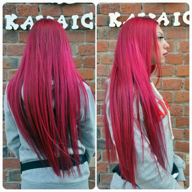 Цветные окрашивания волос Антоцианином и Crazy Color от 1500 руб. в ...