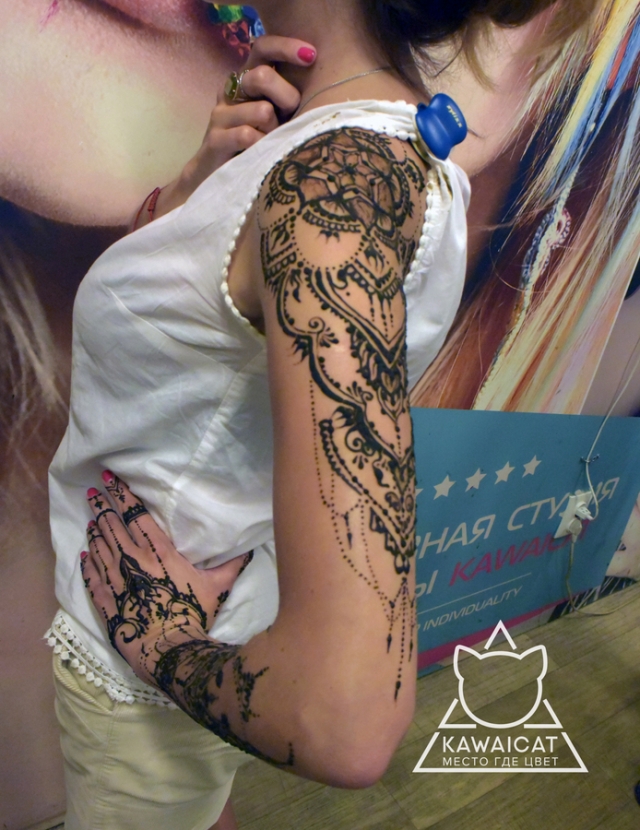 Татуировки хной, временные тату, биотату - Цены в Москве, салон ЭпилСити